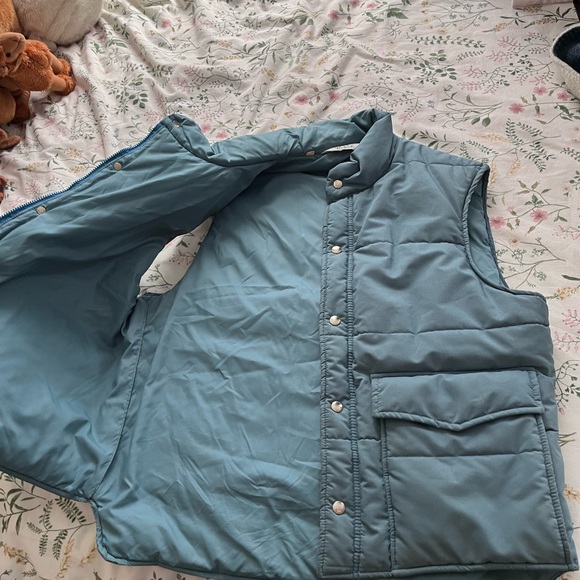 Blue Puffer Vest - Picture 4 of 5
